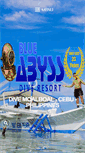 Mobile Screenshot of blueabyssdiving.com